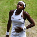 Coco Gauff playing tennis
