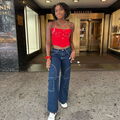 Coco Gauff jeans