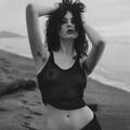Deva Cassel wet see thru shirt hairy armpits