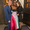 Johnna Dias-Watsonis posing with black girl and bf