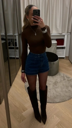 Shania Geiss sexy outfit