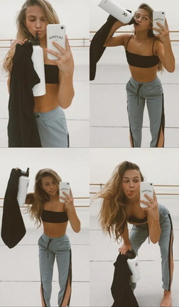 Ella Horan in sexy jeans