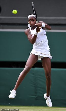 Coco Gauff upskirt