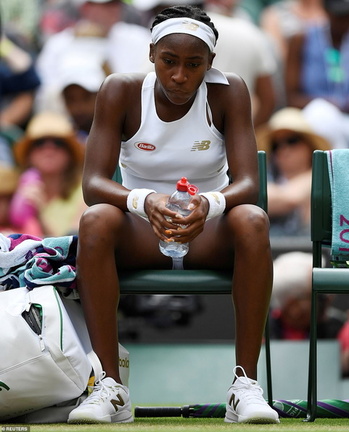 Coco Gauff upskirt panties