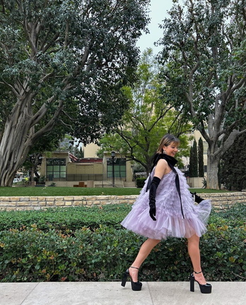 Peyton Elizabeth Lee long legs
