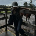 Teagan Croft with horse