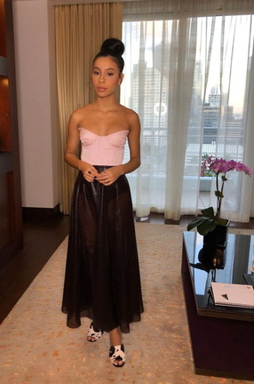 Izabella Alvarez braless
