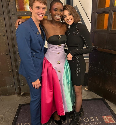 Johnna Dias-Watsonis posing with black girl and bf